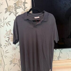 Orlebar Brown Charcoal Polo Shirt